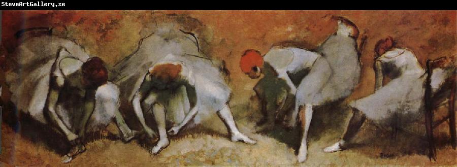 Edgar Degas A picture of Russian dance